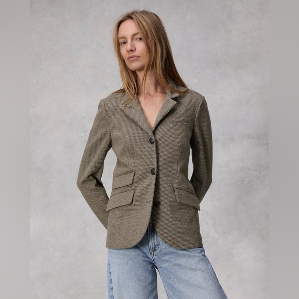 NWT $558 Rag & Bone Slade Italian Jacquard Blazer